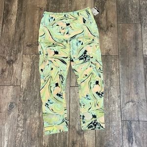 NWT Free People Movement Lose Your Marbles Leggings Zest. Size Small